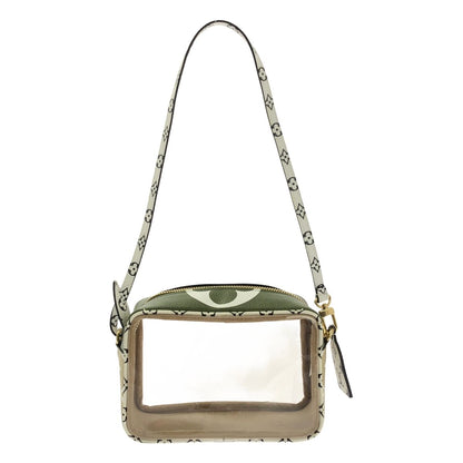 Louis Vuitton Monogram Giant Beach Pouch Shoulder Bag Khaki Beige