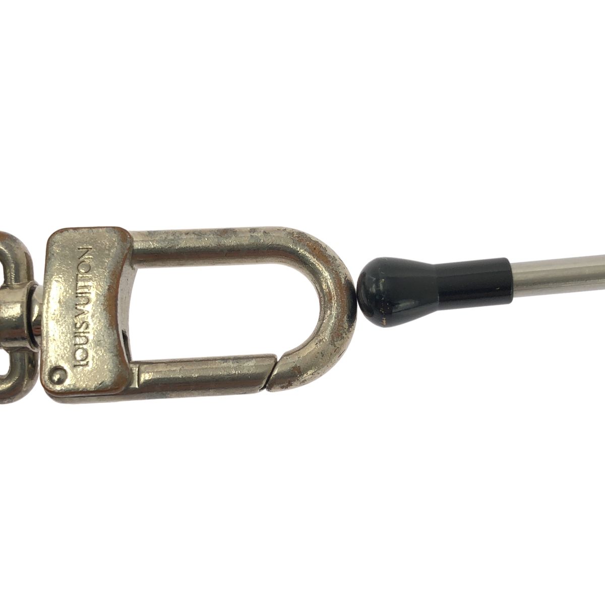 Louis Vuitton Porte Cles Knot Rope Key Ring Silver