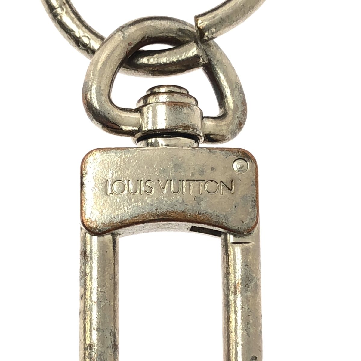 Louis Vuitton Porte Cles Knot Rope Key Ring Silver