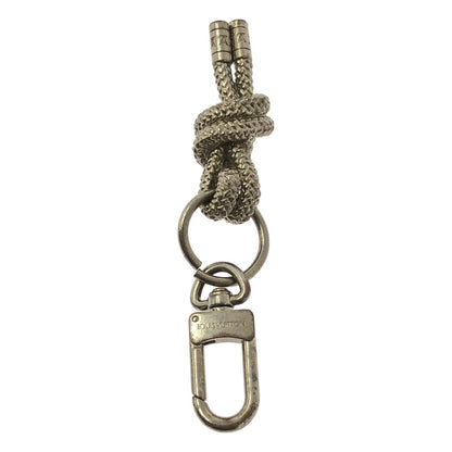 Louis Vuitton Porte Cles Knot Rope Key Ring Silver