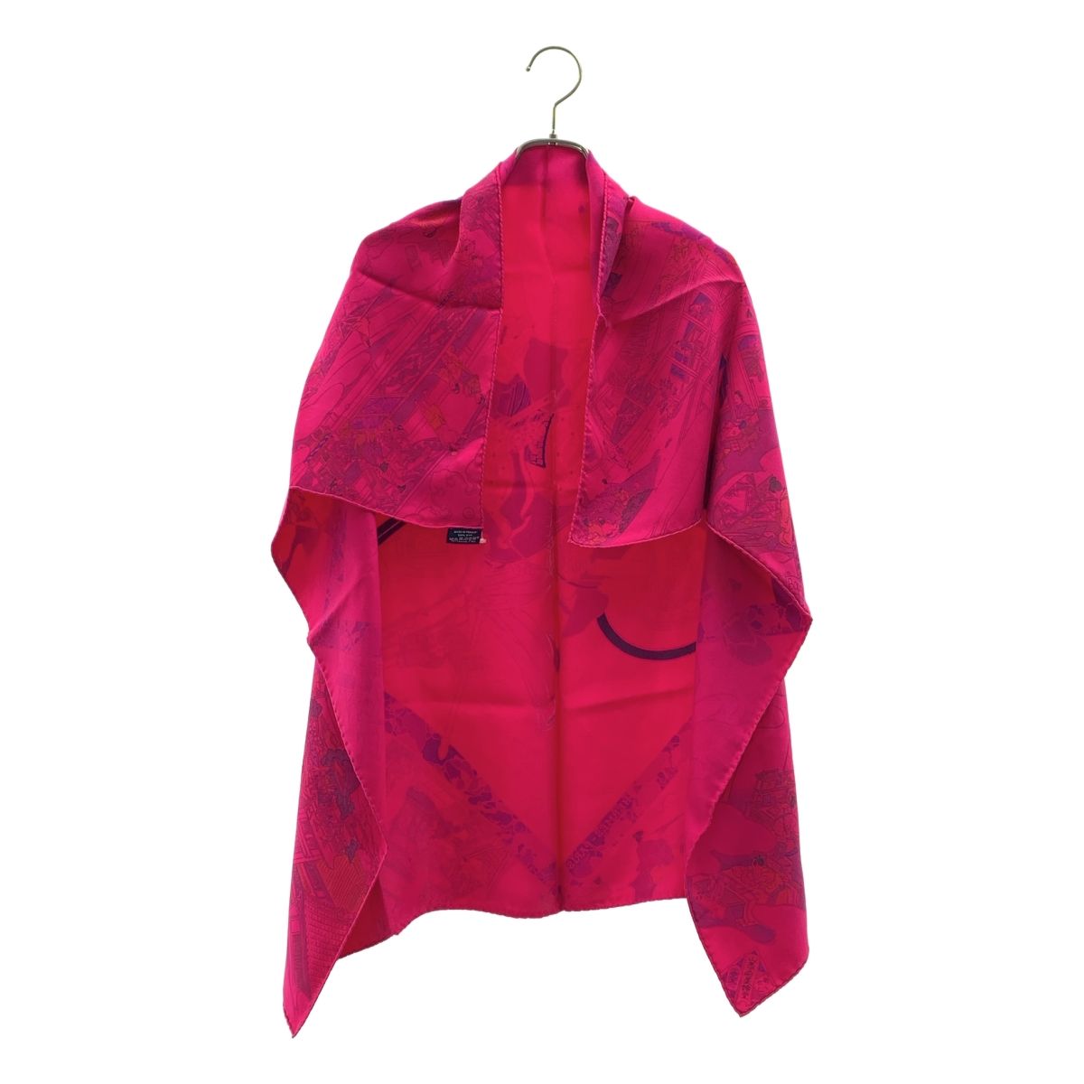 Hermes les Artisans D'hermes Carre 90 Silk Scarf Pink