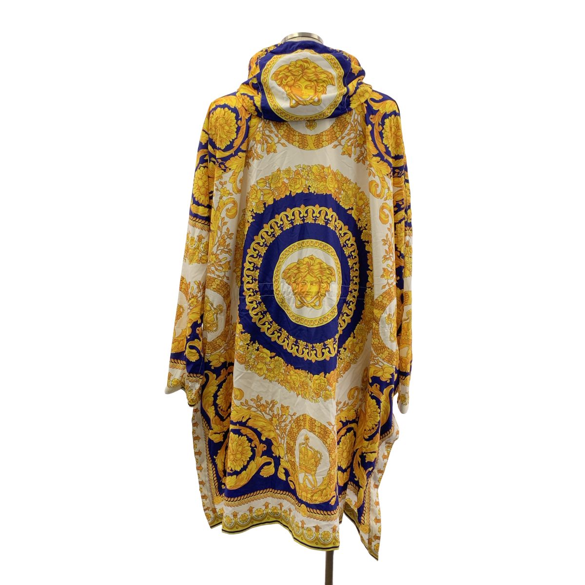 Versace Baroque Hooded Coat 54 Multicolor