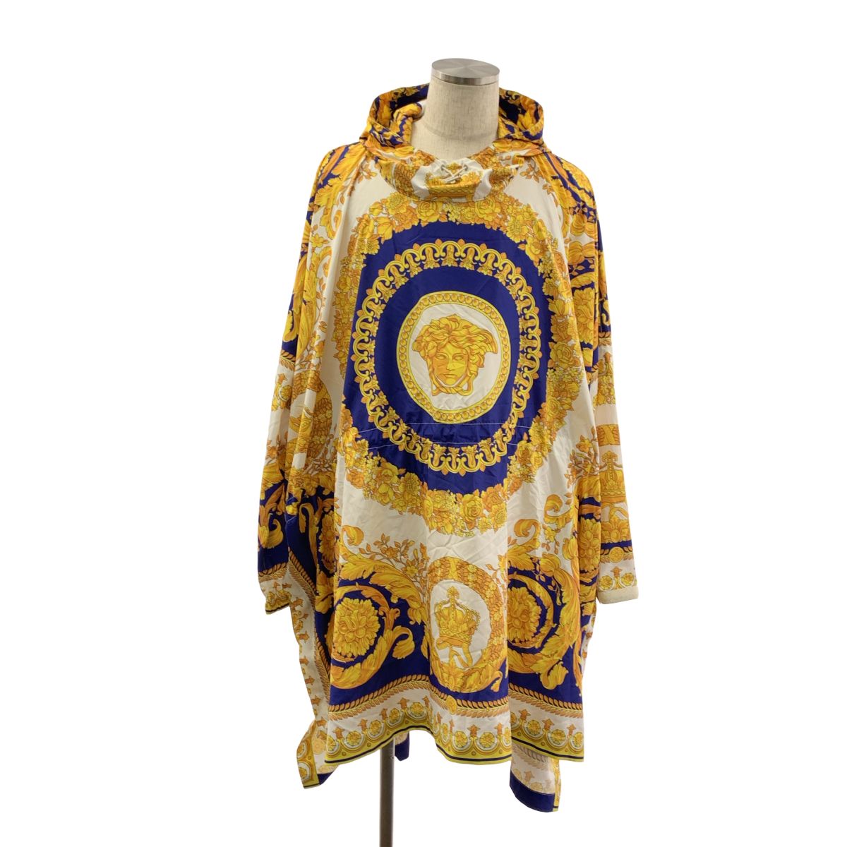 Versace Baroque Hooded Coat 54 Multicolor