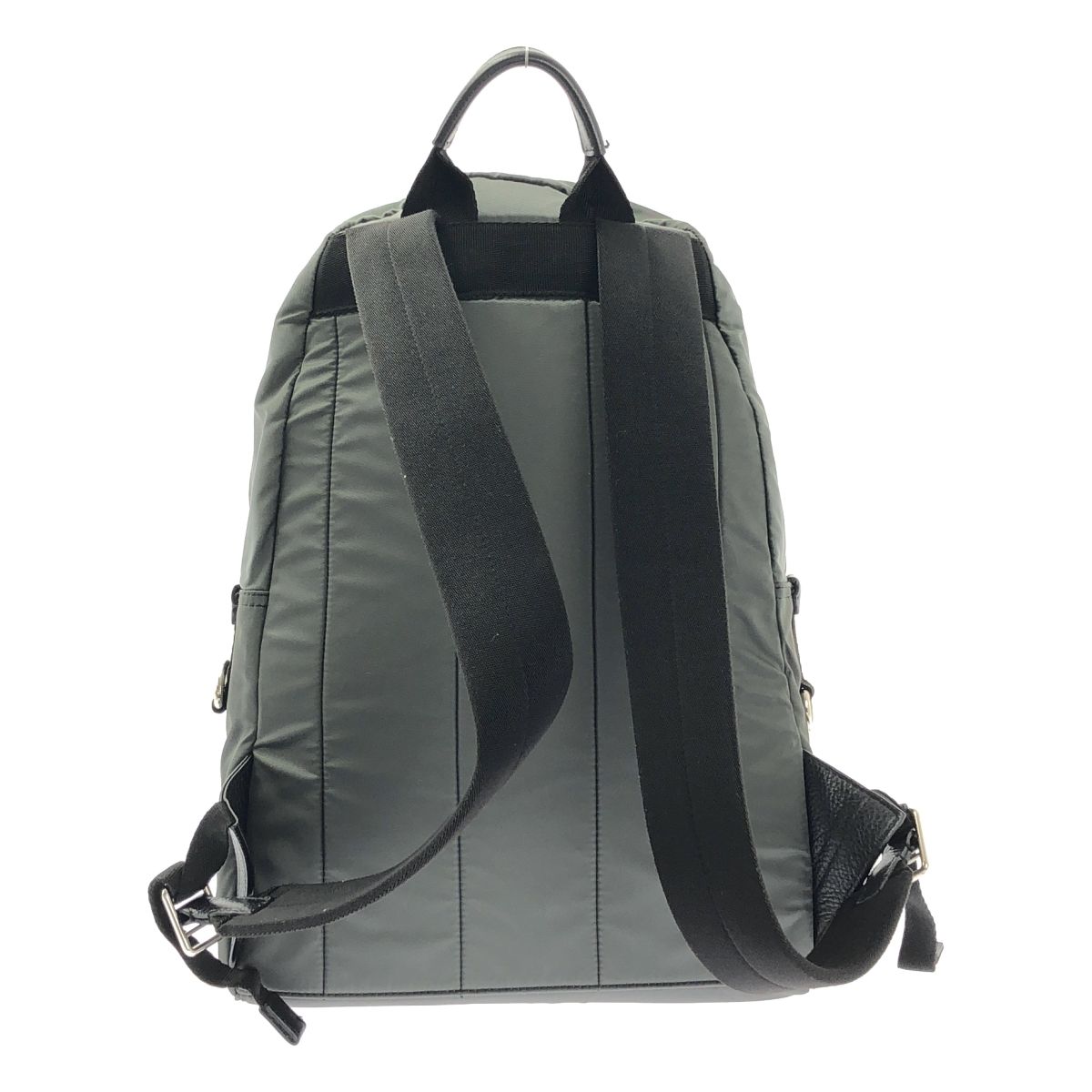 Dolce & Gabbana Graphic Print Backpack Gray Black
