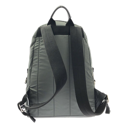 Dolce & Gabbana Graphic Print Backpack Gray Black