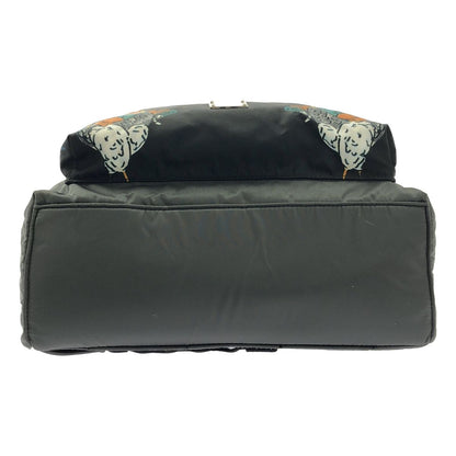 Dolce & Gabbana Graphic Print Backpack Gray Black