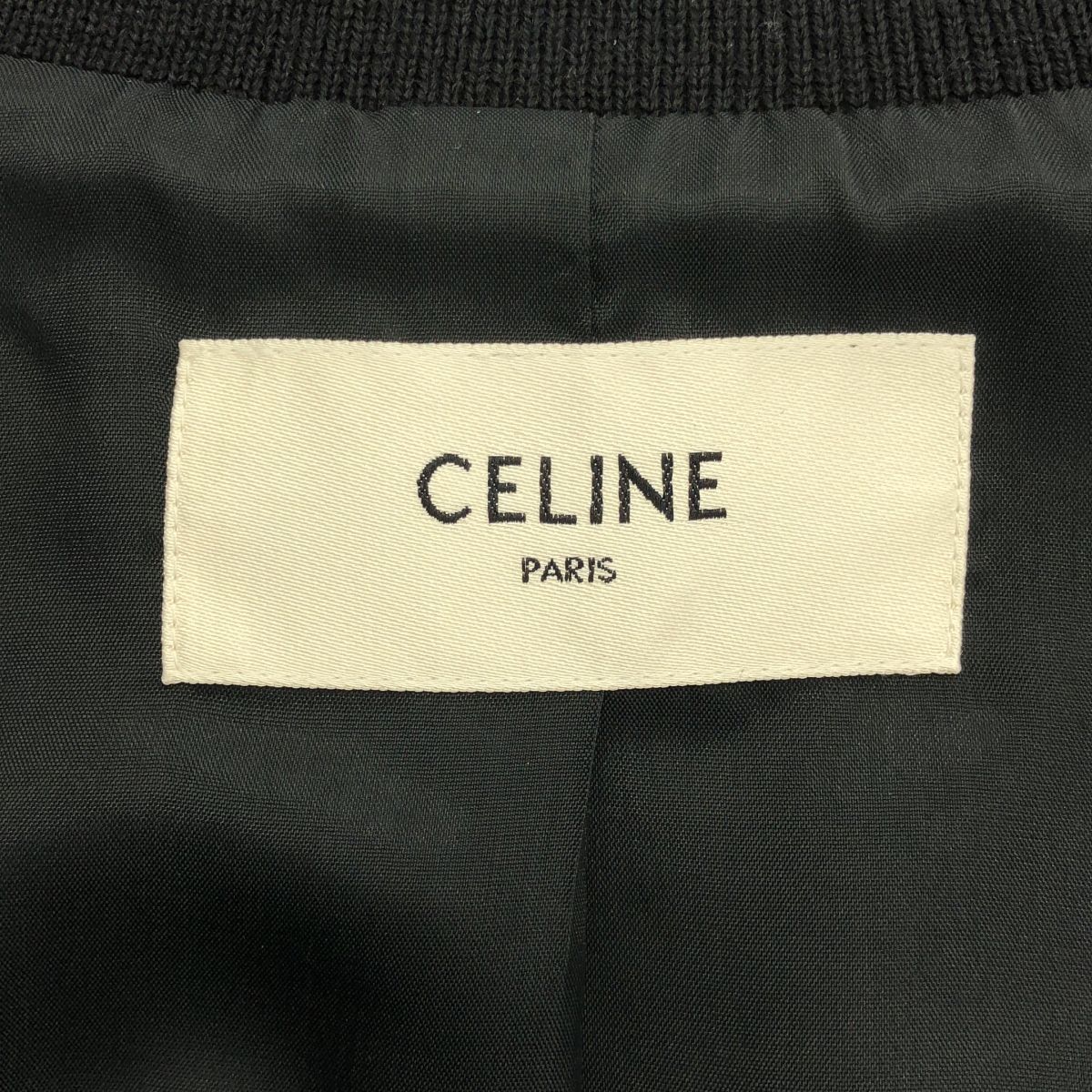 Celine Triomphe Kazak Jacket Stadium 34 Black