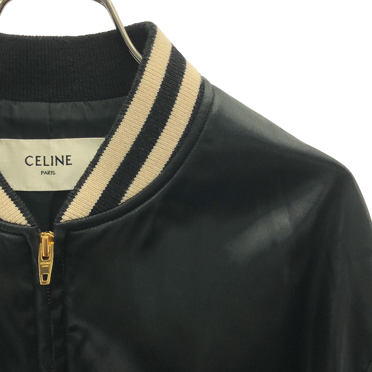 Celine Triomphe Kazak Jacket Stadium 34 Black