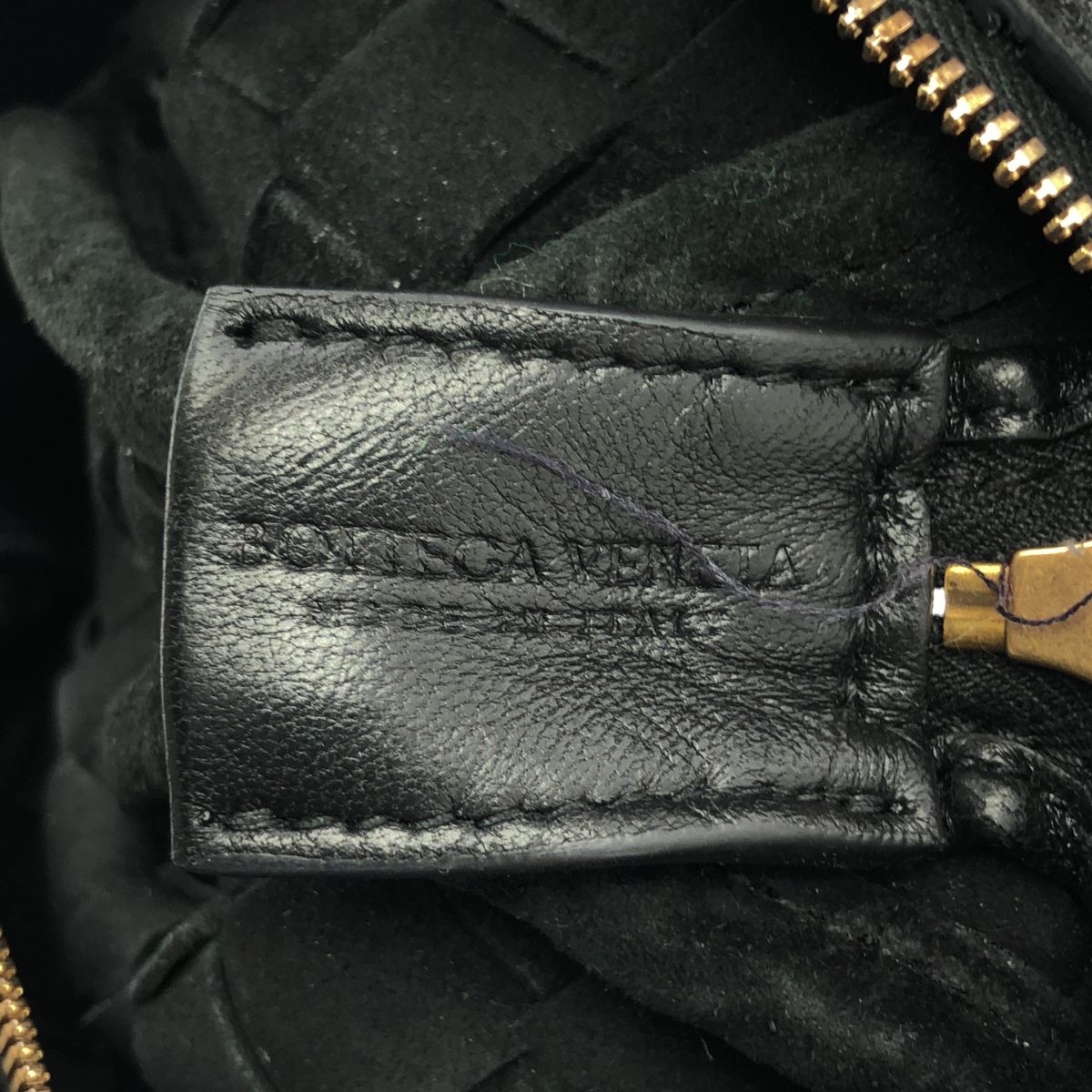 Bottega Veneta Intrecciato Mini Loop Camera Cross Black Crossbody