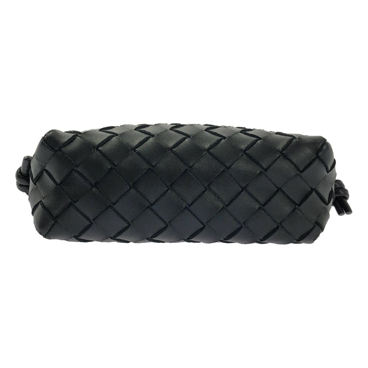 Bottega Veneta Intrecciato Mini Loop Camera Cross Black Crossbody
