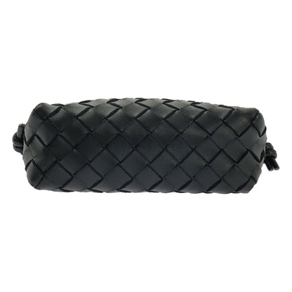 Bottega Veneta Intrecciato Mini Loop Camera Cross Black Crossbody
