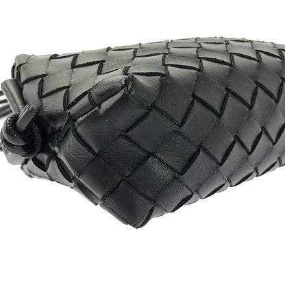 Bottega Veneta Intrecciato Mini Loop Camera Cross Black Crossbody