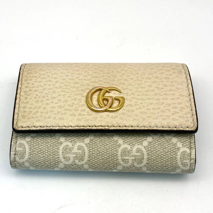Gucci 6 Key Case GG Supreme Key Holder
