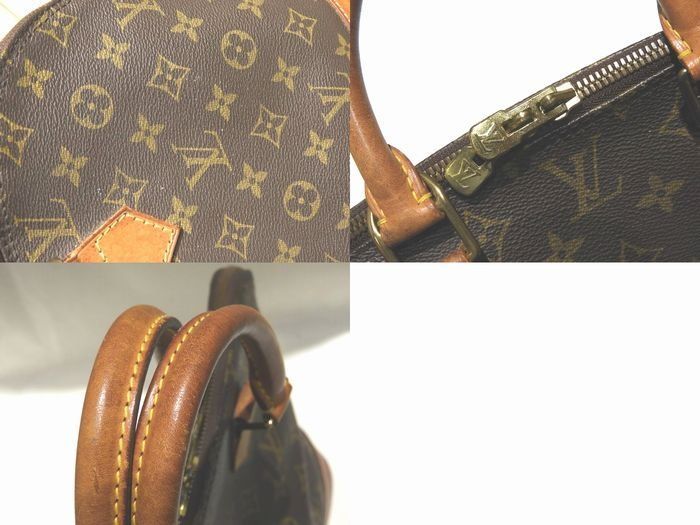 Louis Vuitton Handbag Alma Monogram Brown Tote 8C — view 4