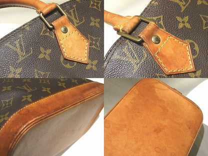 Louis Vuitton Handbag Alma Monogram Brown Tote 8C — view 3