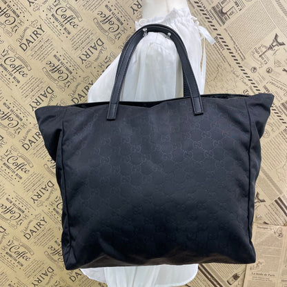 Gucci GG Nylon Tote Black Simple Business — view 2