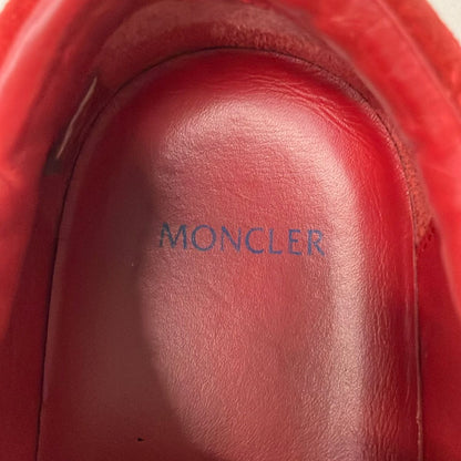 Moncler Sneakers 41 Red Black White Leather