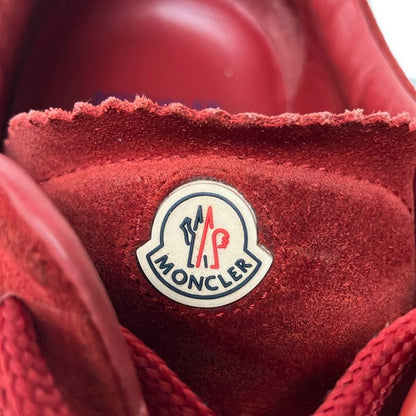 Moncler Sneakers 41 Red Black White Leather