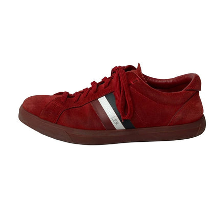 Moncler Sneakers 41 Red Black White Leather