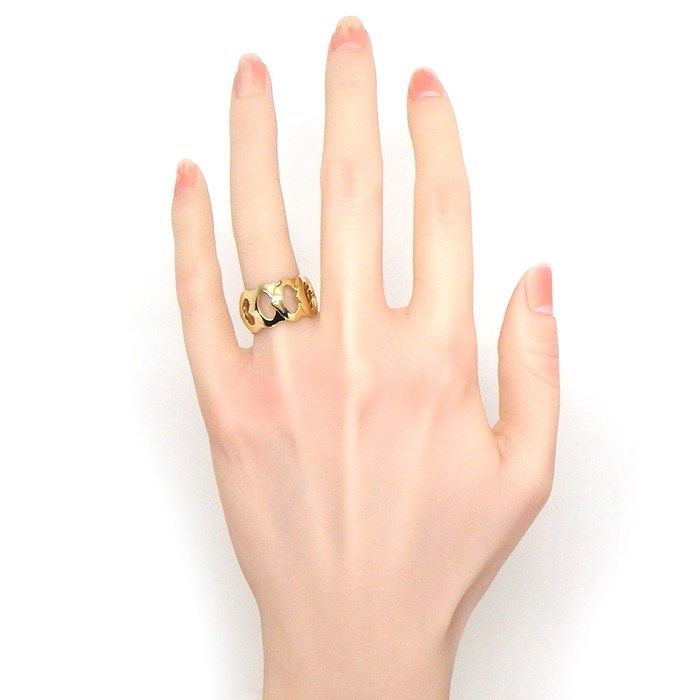 Cartier Ring C Setting 18k Yellow Gold — view 4