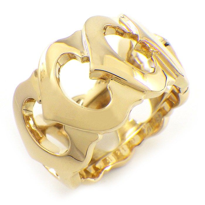 Cartier Ring C Setting 18k Yellow Gold