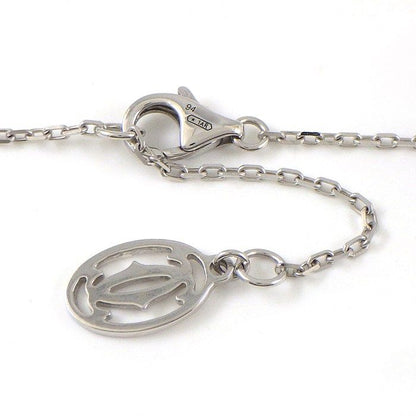 Cartier Necklace Dame le LM Diamant Leger 1 Point Diamond 18k White Gold — view 3