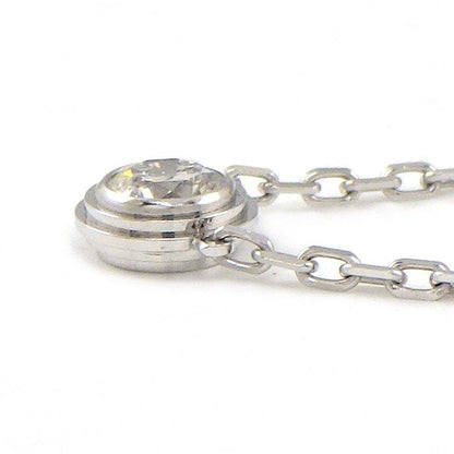 Cartier Necklace Dame le LM Diamant Leger 1 Point Diamond 18k White Gold — view 2