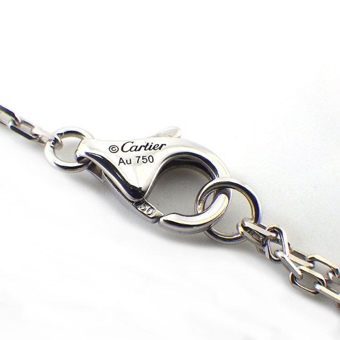 Cartier Necklace Dame le LM Diamant Leger 1 Point Diamond 18k White Gold — view 4