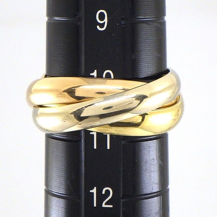 Cartier Ring Trinity Three Color 18k Yellow Gold 18k Pink 18k White — view 5