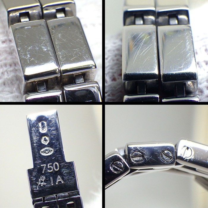 Cartier Watch Mini Tonneau Lanier Silver Dial Roman Index 18k White Gold Quartz — view 9