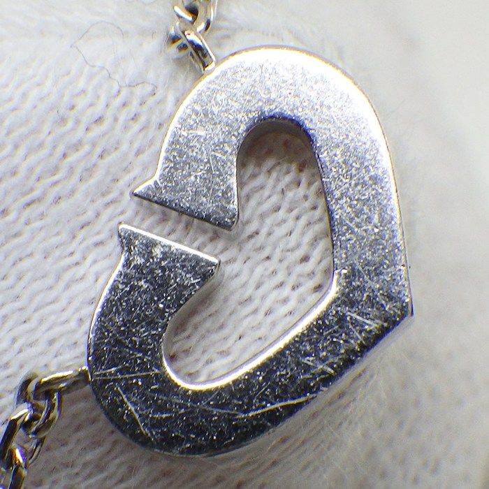 Cartier Necklace Cheart Diamond 18k White Gold — view 7