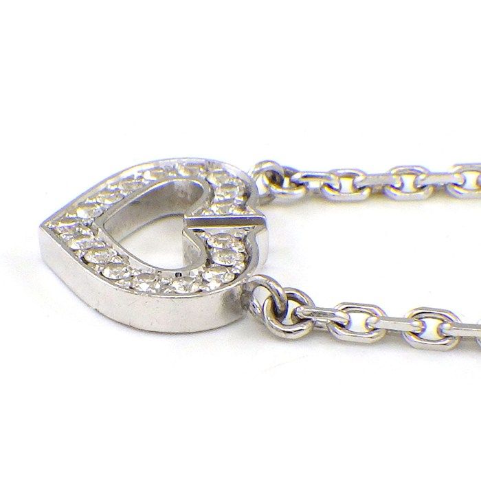 Cartier Necklace Cheart Diamond 18k White Gold — view 3