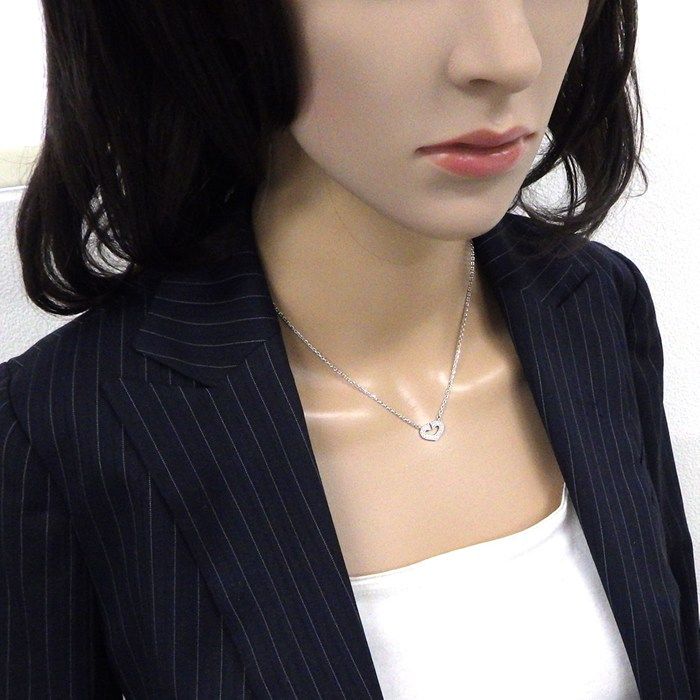 Cartier Necklace Cheart Diamond 18k White Gold — view 9