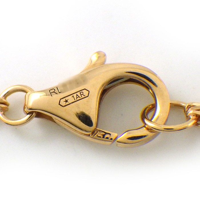 Cartier Necklace Trinity Double Chain Circle Round Three Color 18k Pink Gold — view 4