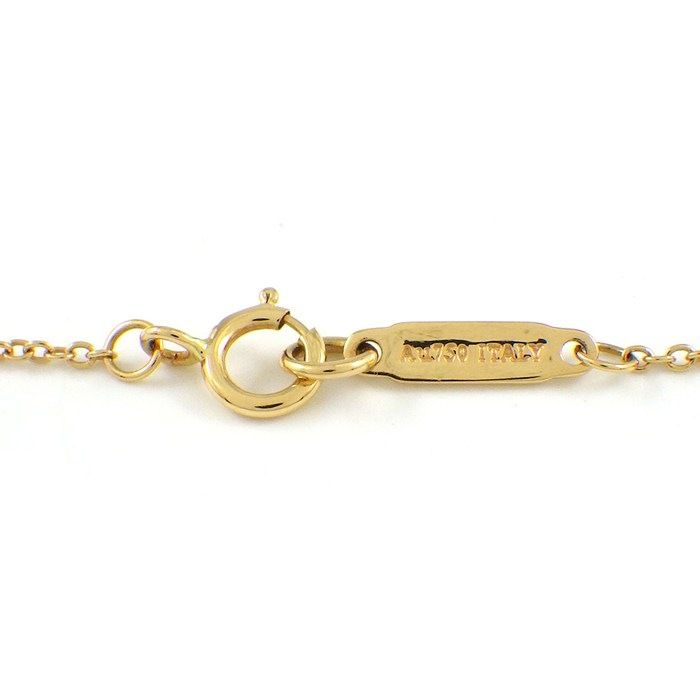 Tiffany & Co Necklace Full Driss Key Bar Diamond Total 18k Pink Gold — view 4