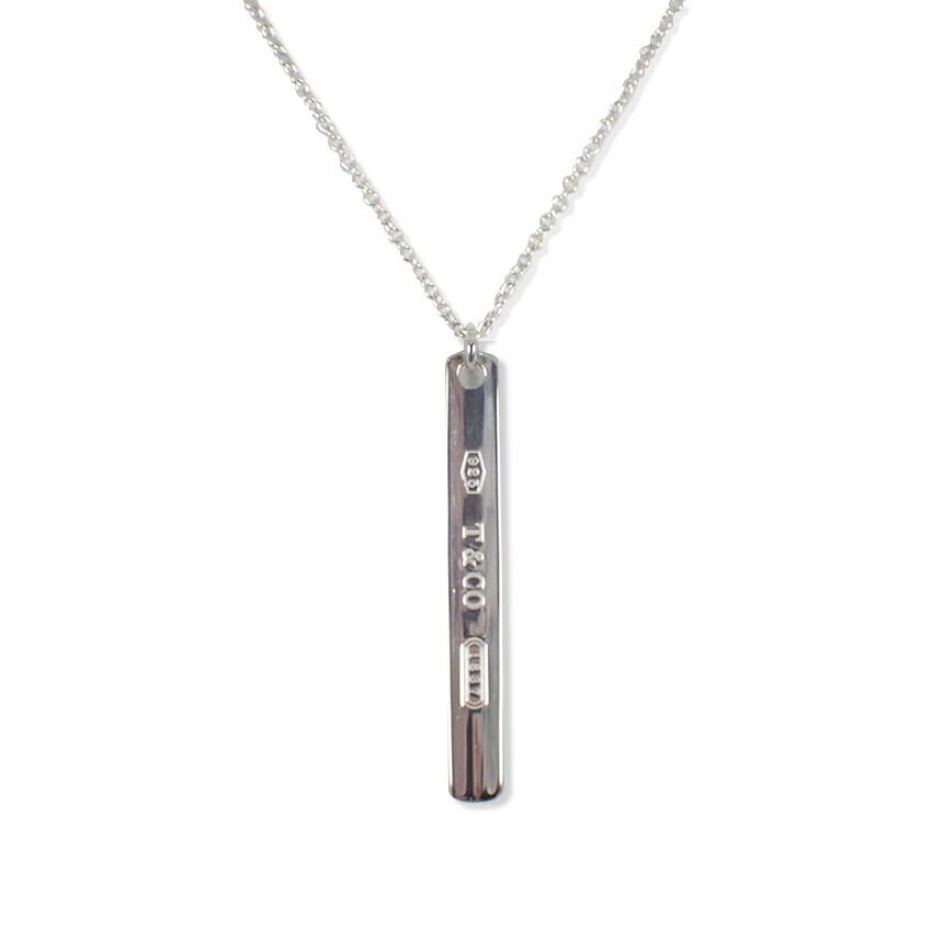 Tiffany & Co 925 Bar Pendant Necklace