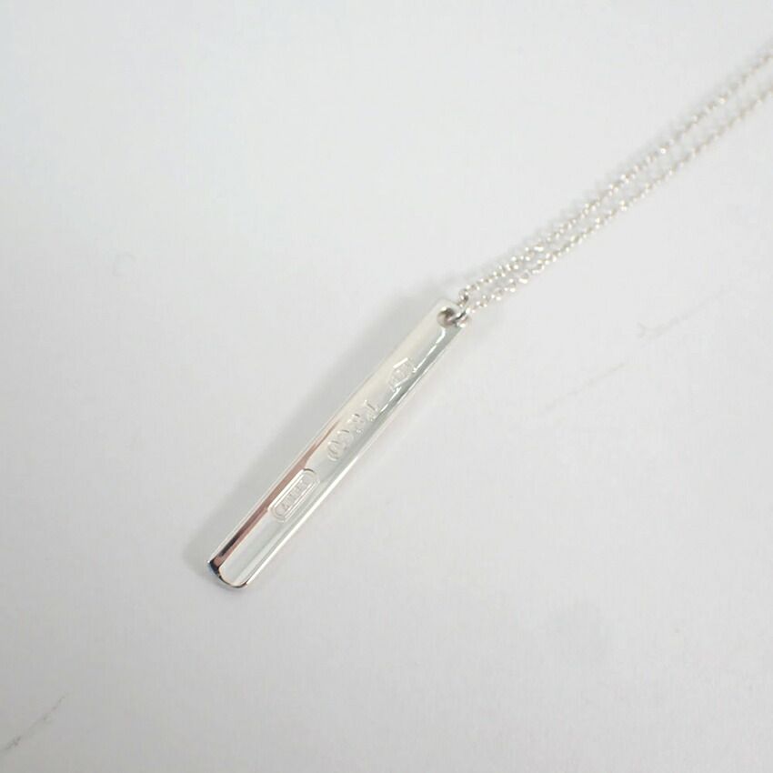 Tiffany & Co 925 Bar Pendant Necklace