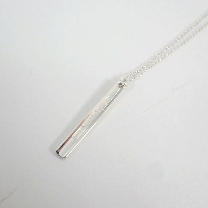 Tiffany & Co 925 Bar Pendant Necklace