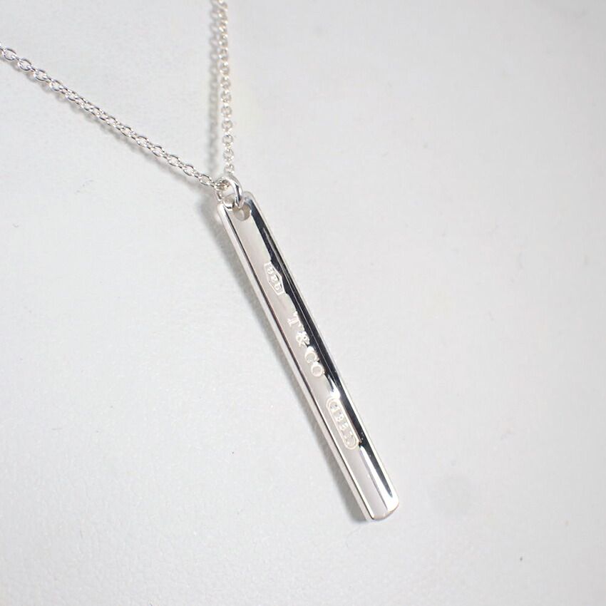 Tiffany & Co 925 Bar Pendant Necklace