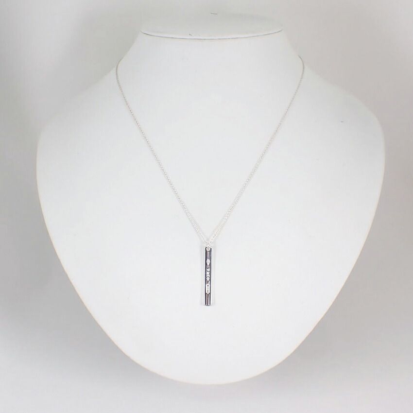 Tiffany & Co 925 Bar Pendant Necklace