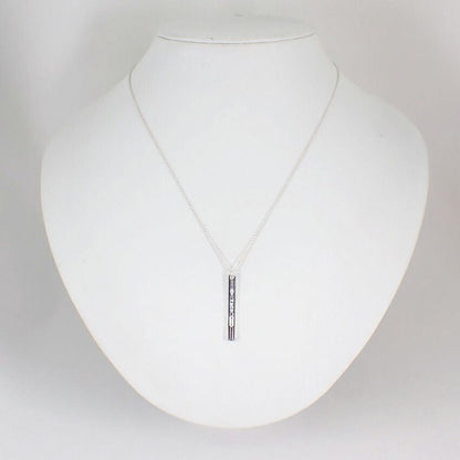 Tiffany & Co 925 Bar Pendant Necklace