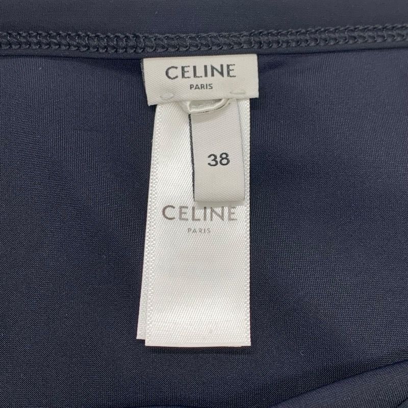Celine Black Gold Triomphe Swimsuit Bikini Separates Swimwear