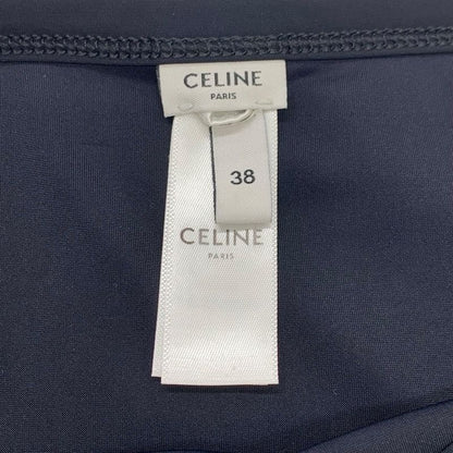 Celine Black Gold Triomphe Swimsuit Bikini Separates Swimwear