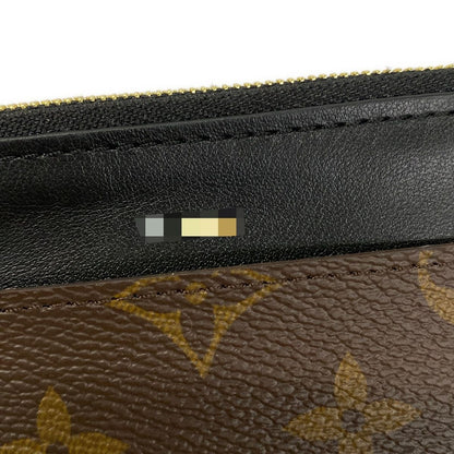 Louis Vuitton Wallet Monogram Slim Purse Initial Leather Cowhide