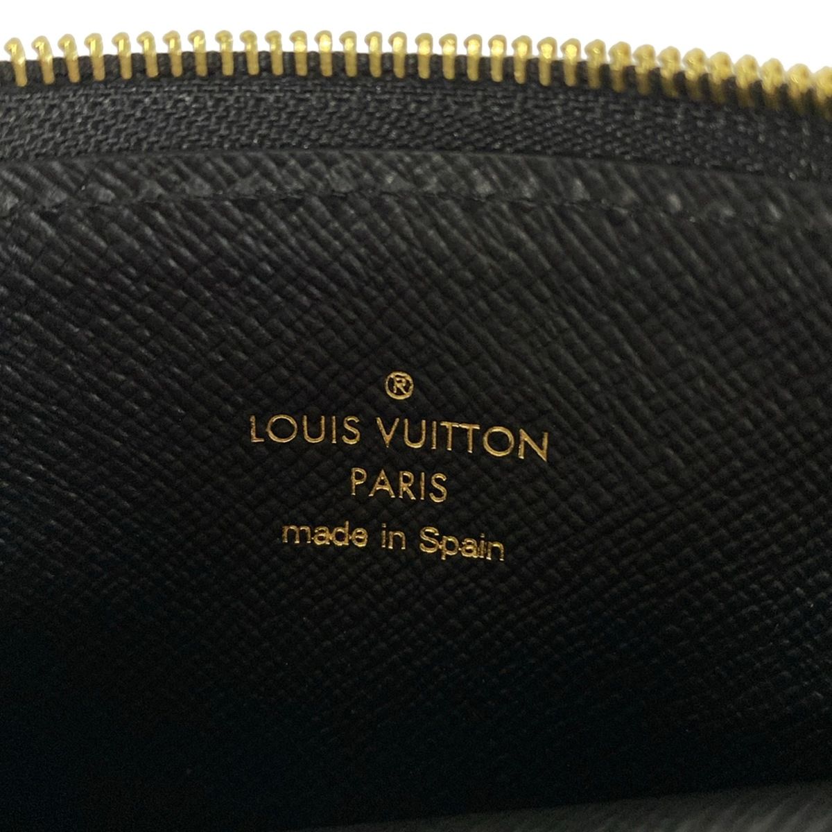 Louis Vuitton Wallet Monogram Slim Purse Initial Leather Cowhide