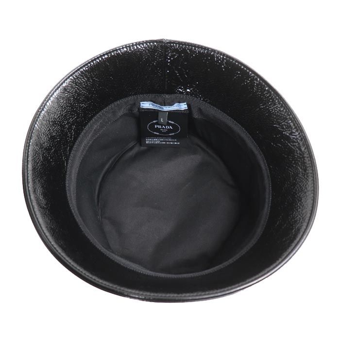 Prada Triangle Logo Bucket Hat — view 5