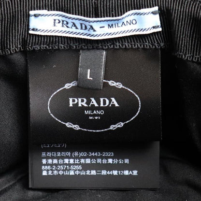 Prada Triangle Logo Bucket Hat — view 7
