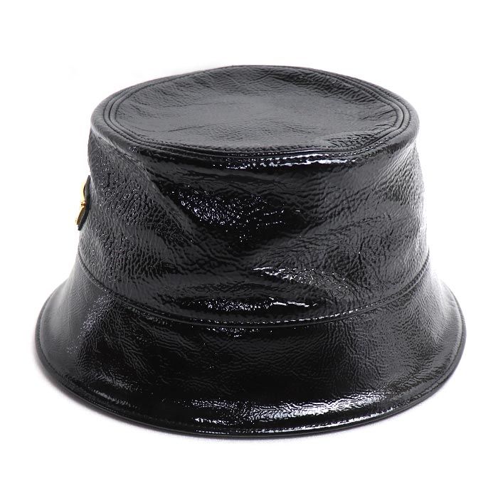 Prada Triangle Logo Bucket Hat — view 2
