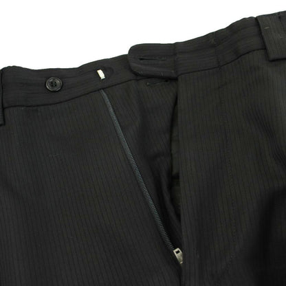 Versace Suit Set Tailored Jacket Single Pants Trousers 50 Black