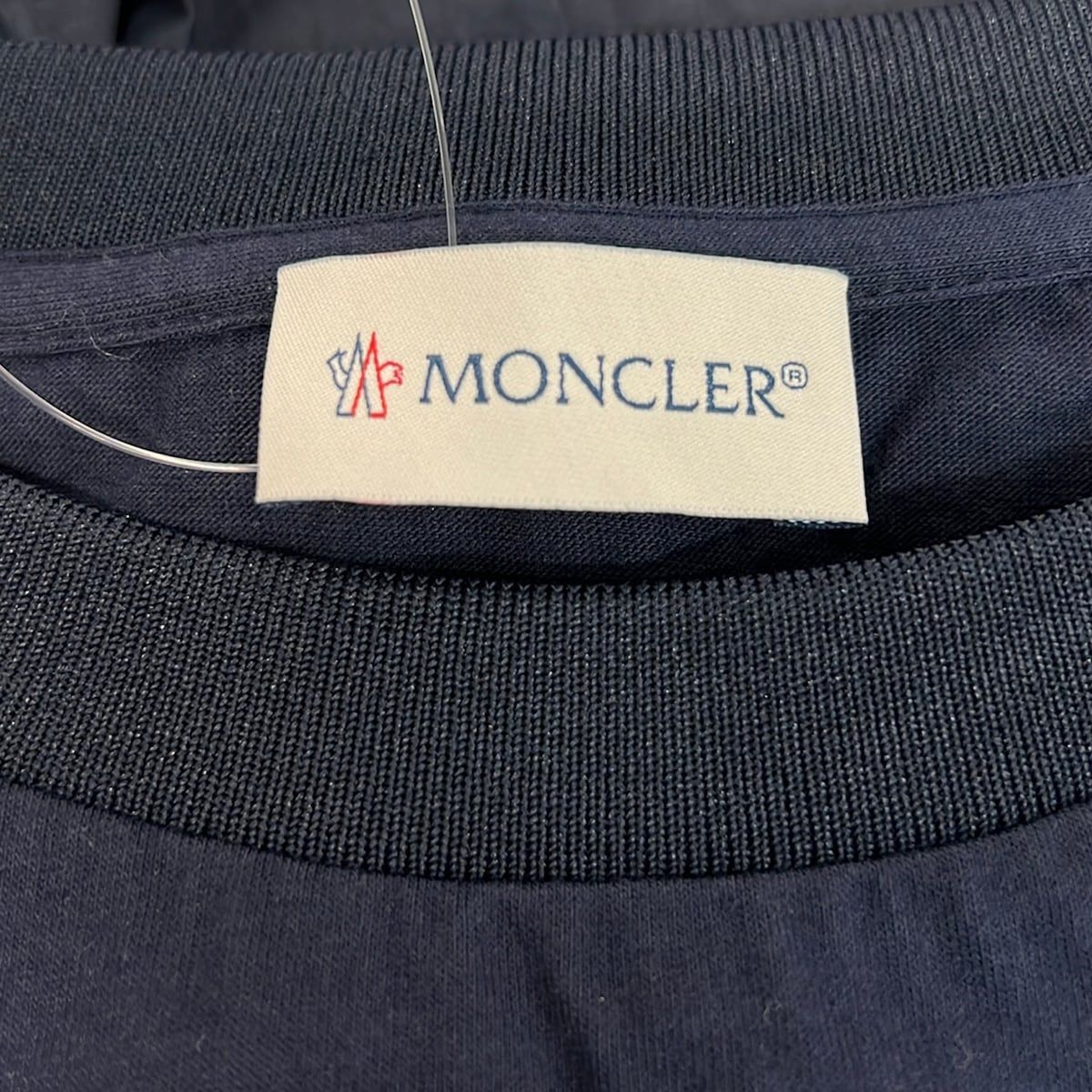 Moncler Dress XS Abito Navy Short Sleeve Maxi Length